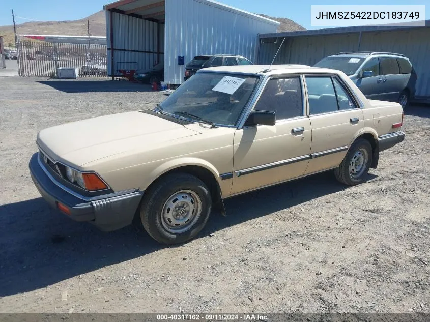 1983 Honda Accord VIN: JHMSZ5422DC183749 Lot: 40317162