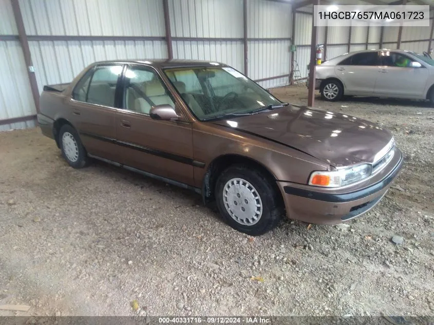 1HGCB7657MA061723 1991 Honda Accord Lx/Ex