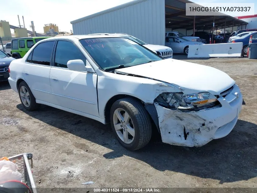 2000 Honda Accord 3.0 Ex VIN: 1HGCG1651YA073337 Lot: 40311524