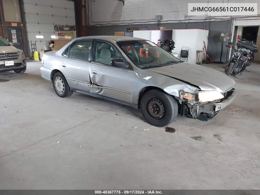 JHMCG66561C017446 2001 Honda Accord 2.3 Lx