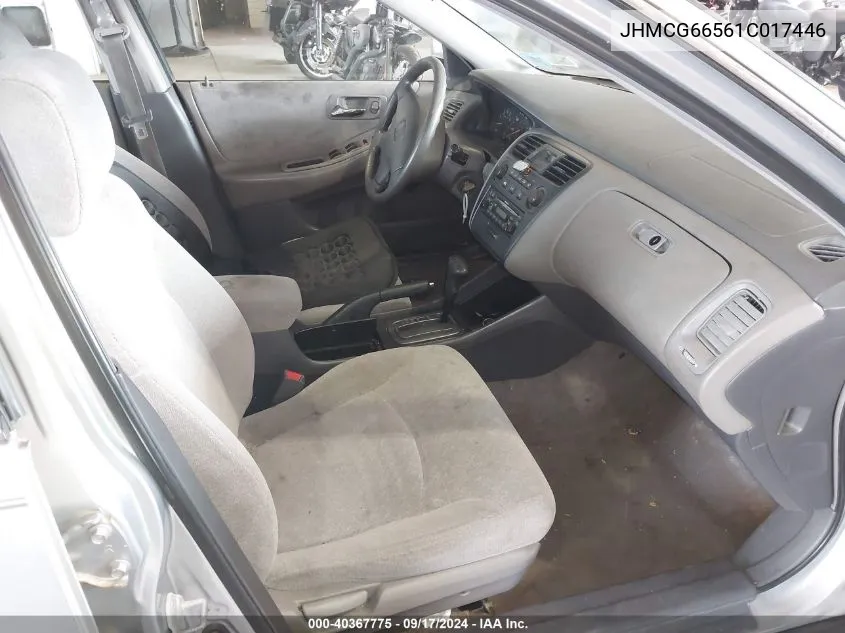 JHMCG66561C017446 2001 Honda Accord 2.3 Lx