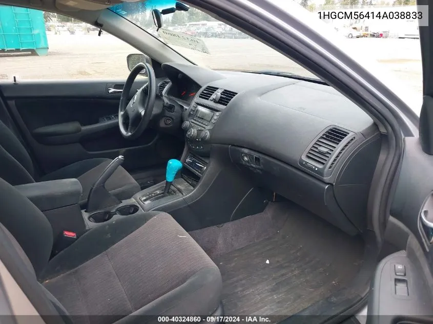 1HGCM56414A038833 2004 Honda Accord 2.4 Lx