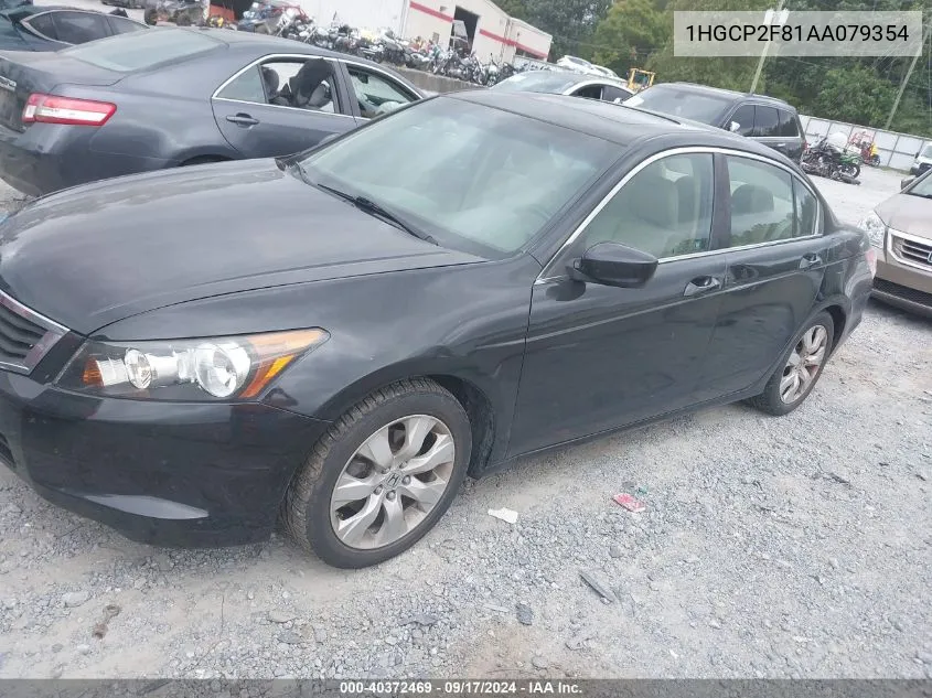 1HGCP2F81AA079354 2010 Honda Accord 2.4 Ex-L