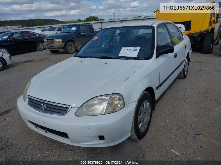 1HGEJ6671XL029866 1999 Honda Civic Lx