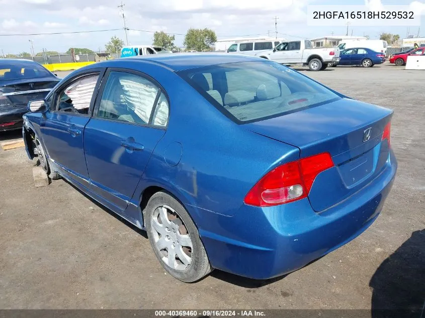 2HGFA16518H529532 2008 Honda Civic Lx