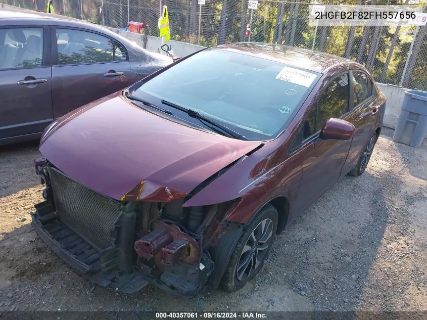 2HGFB2F82FH557656 2015 Honda Civic Ex