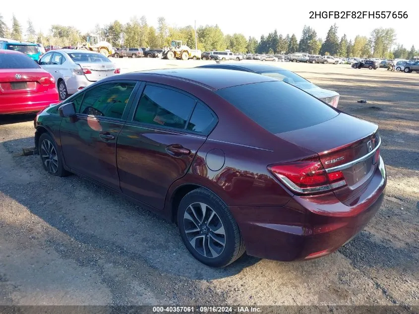 2HGFB2F82FH557656 2015 Honda Civic Ex