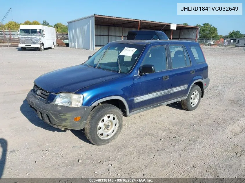 JHLRD1841VC032649 1997 Honda Cr-V Lx