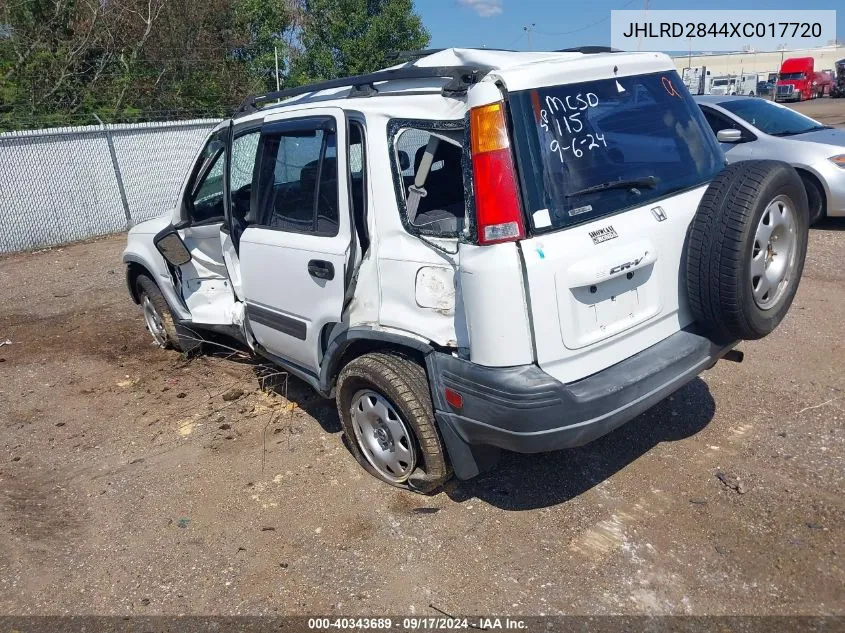 1999 Honda Cr-V Lx VIN: JHLRD2844XC017720 Lot: 40343689