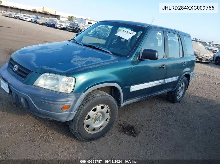 1999 Honda Cr-V Lx VIN: JHLRD284XXC009766 Lot: 40358787