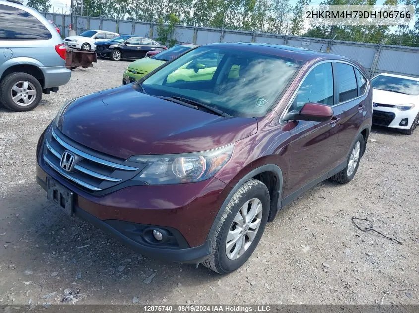 2013 Honda Cr-V VIN: 2HKRM4H79DH106766 Lot: 12075740