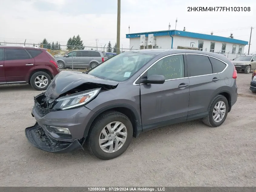 2015 Honda Cr-V VIN: 2HKRM4H77FH103108 Lot: 12059339