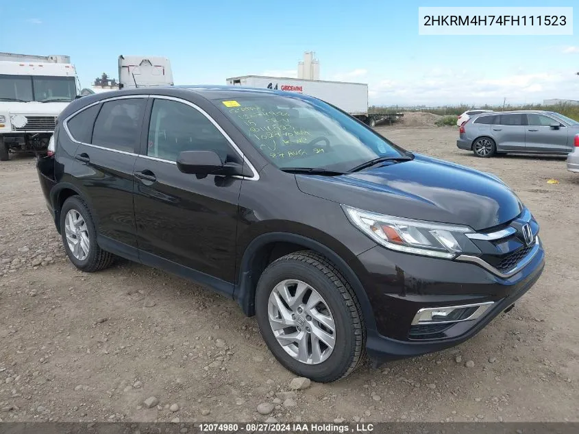 2015 Honda Cr-V VIN: 2HKRM4H74FH111523 Lot: 12074980