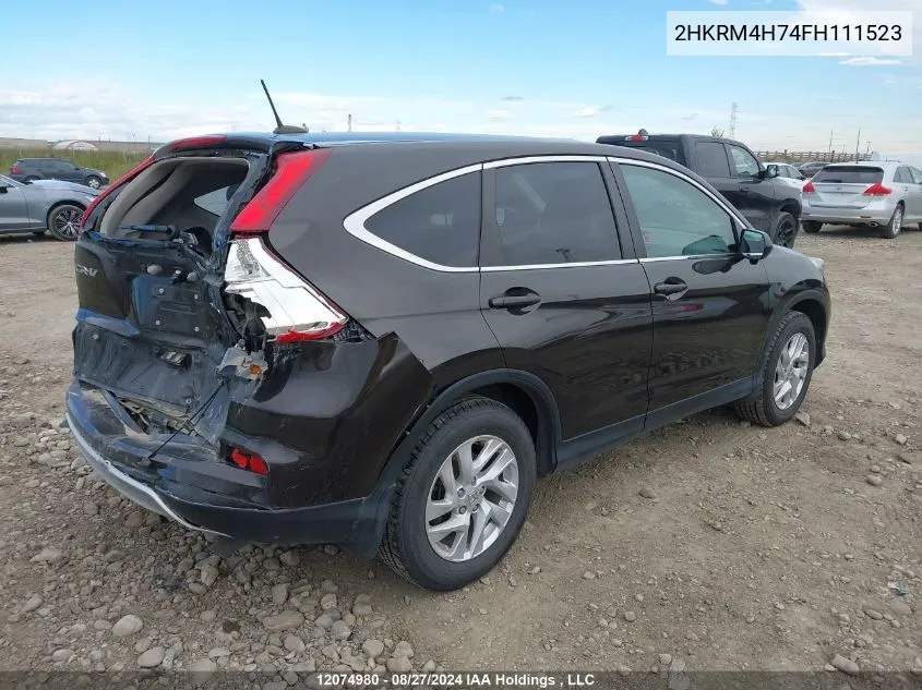 2015 Honda Cr-V VIN: 2HKRM4H74FH111523 Lot: 12074980