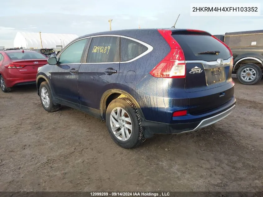 2HKRM4H4XFH103352 2015 Honda Cr-V