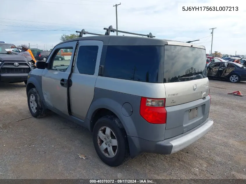 5J6YH17563L007213 2003 Honda Element Ex