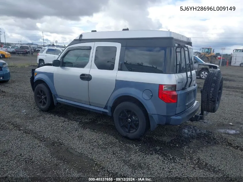 2006 Honda Element Ex VIN: 5J6YH28696L009149 Lot: 40337658