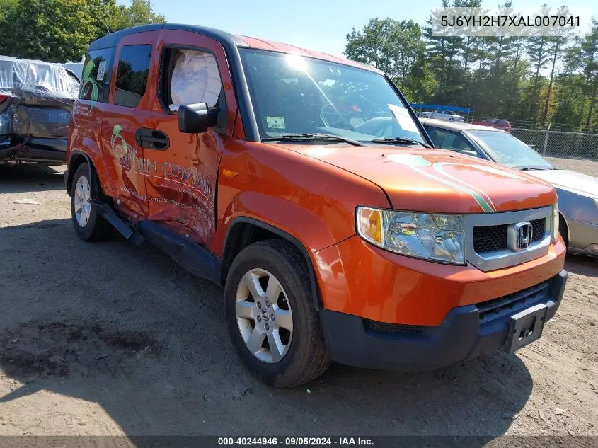 2010 Honda Element Ex VIN: 5J6YH2H7XAL007041 Lot: 40244946