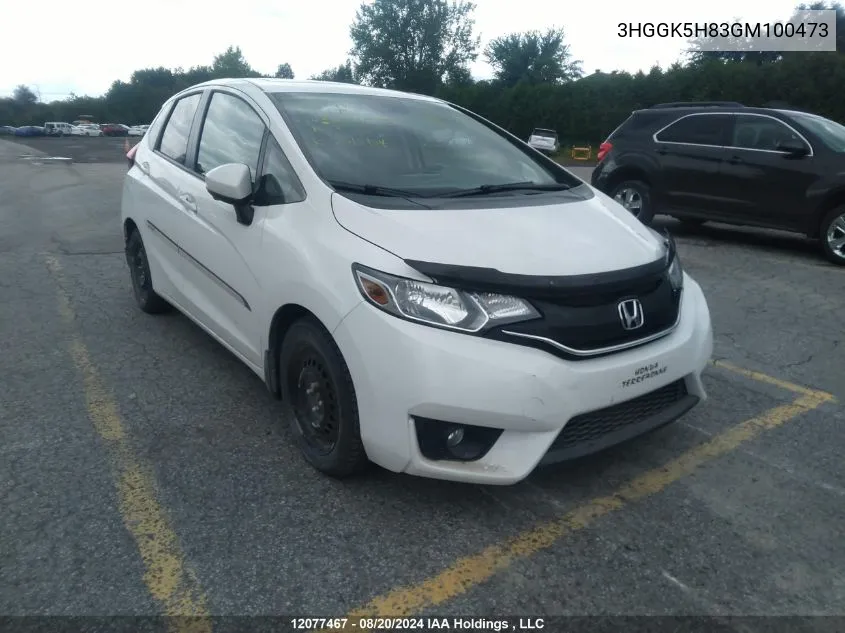 3HGGK5H83GM100473 2016 Honda Fit Ex/Exl