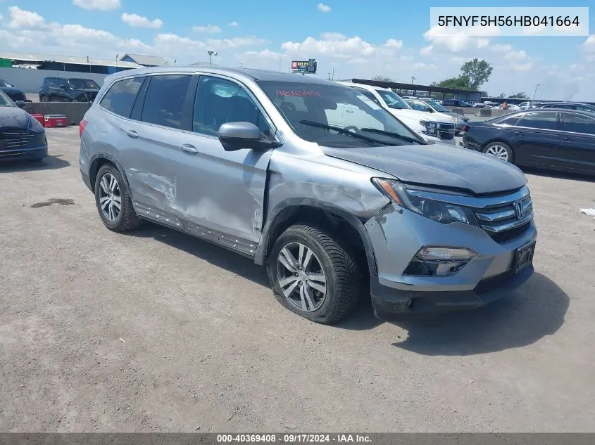 5FNYF5H56HB041664 2017 Honda Pilot Ex-L