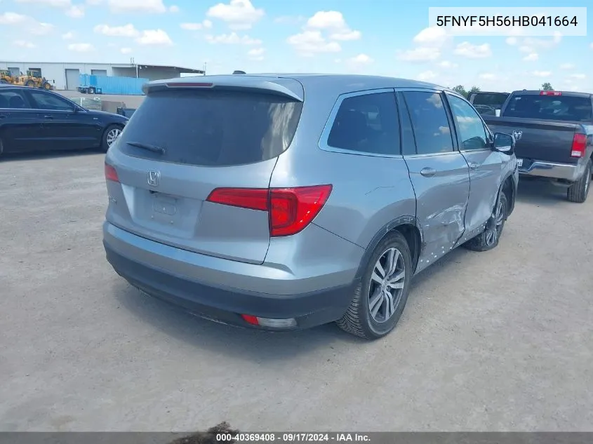 5FNYF5H56HB041664 2017 Honda Pilot Ex-L