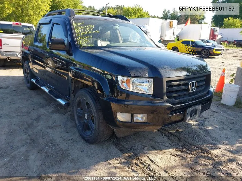 5FPYK1F58EB501157 2014 Honda Ridgeline