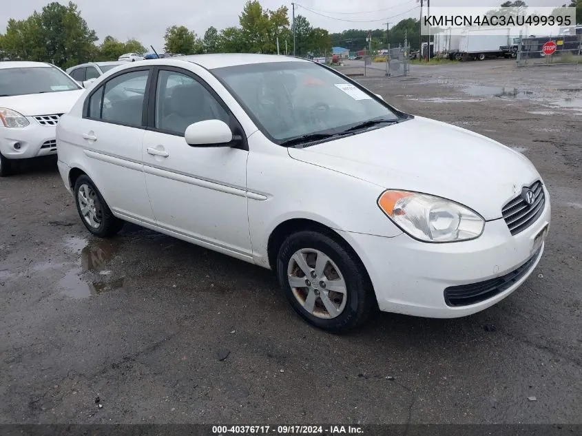 2010 Hyundai Accent Gls VIN: KMHCN4AC3AU499395 Lot: 40376717