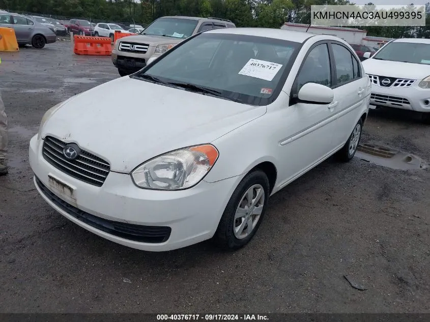 KMHCN4AC3AU499395 2010 Hyundai Accent Gls