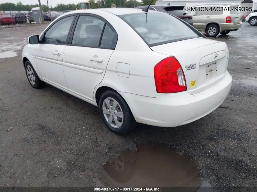 2010 Hyundai Accent Gls VIN: KMHCN4AC3AU499395 Lot: 40376717