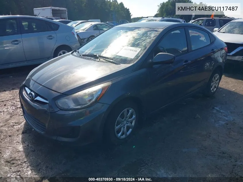 KMHCT4AE3CU117487 2012 Hyundai Accent Gls