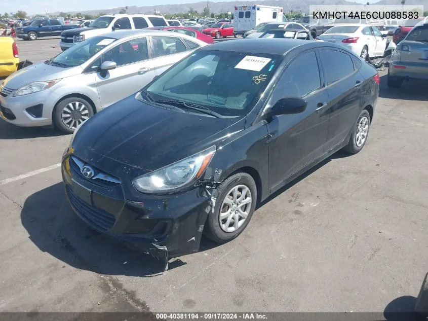 KMHCT4AE6CU088583 2012 Hyundai Accent Gls