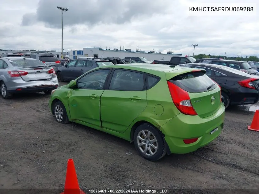 KMHCT5AE9DU069288 2013 Hyundai Accent Gls/Gs