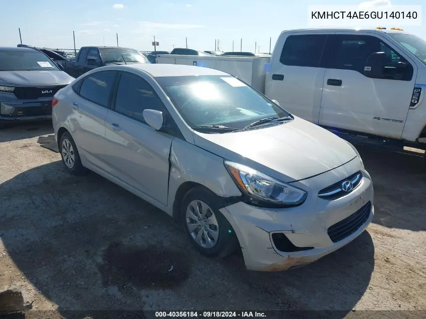 KMHCT4AE6GU140140 2016 Hyundai Accent Se