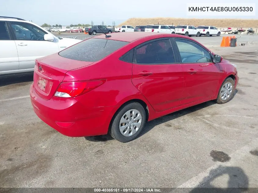 KMHCT4AE8GU065330 2016 Hyundai Accent Se