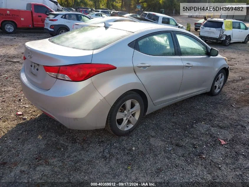 5NPDH4AE6DH369482 2013 Hyundai Elantra Gls