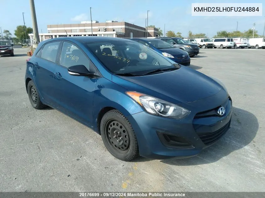 KMHD25LH0FU244884 2015 Hyundai Elantra Gt Gl