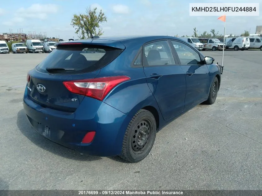 KMHD25LH0FU244884 2015 Hyundai Elantra Gt Gl