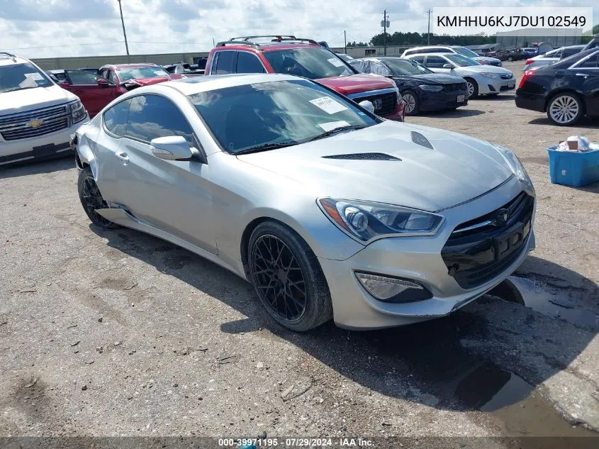 KMHHU6KJ7DU102549 2013 Hyundai Genesis 3.8 Grand Touring