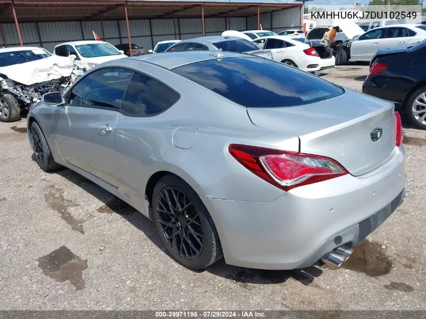 KMHHU6KJ7DU102549 2013 Hyundai Genesis 3.8 Grand Touring