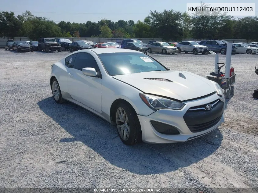 KMHHT6KD0DU112403 2013 Hyundai Genesis 2.0T