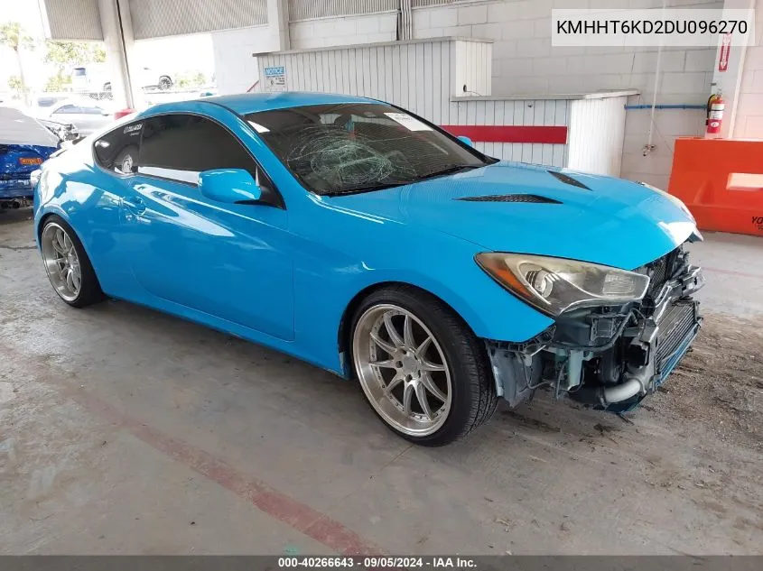 KMHHT6KD2DU096270 2013 Hyundai Genesis Coupe 2.0T