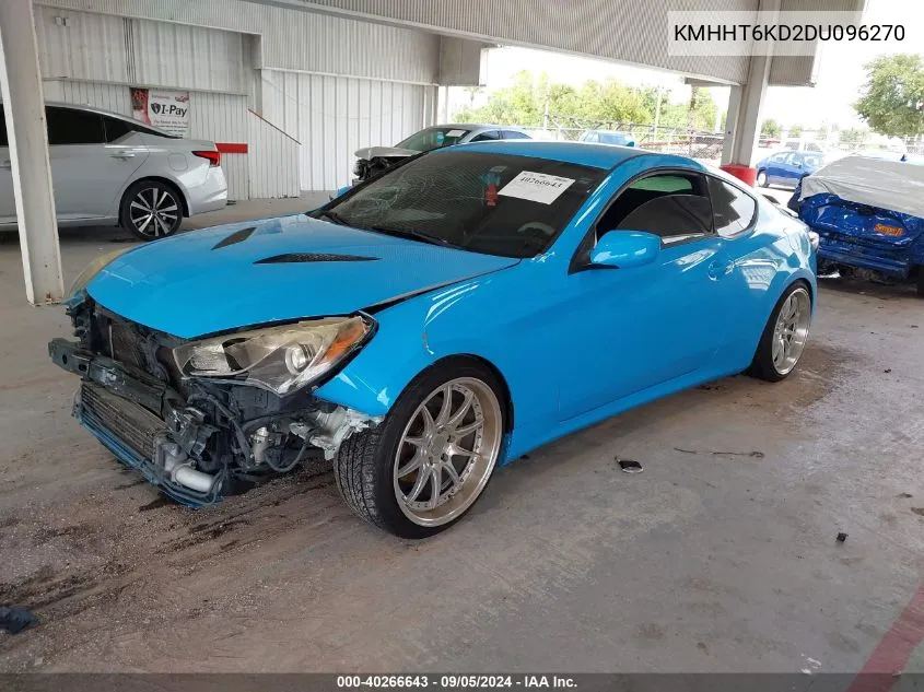 KMHHT6KD2DU096270 2013 Hyundai Genesis Coupe 2.0T