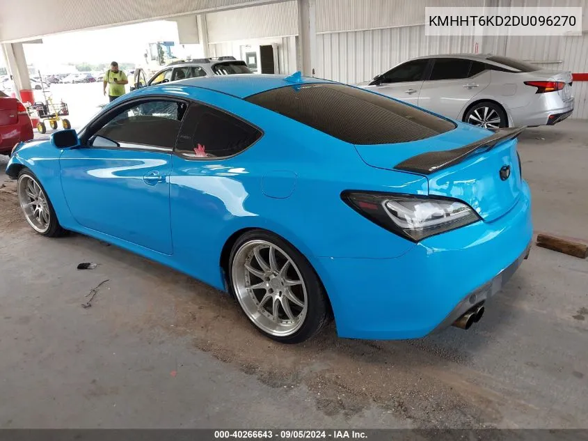 KMHHT6KD2DU096270 2013 Hyundai Genesis Coupe 2.0T