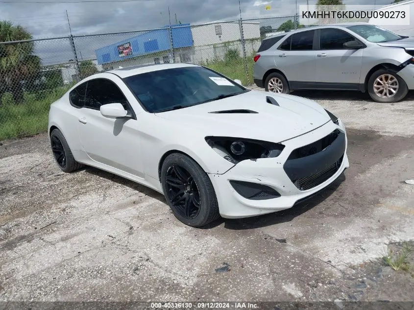 KMHHT6KD0DU090273 2013 Hyundai Genesis Coupe 2.0T