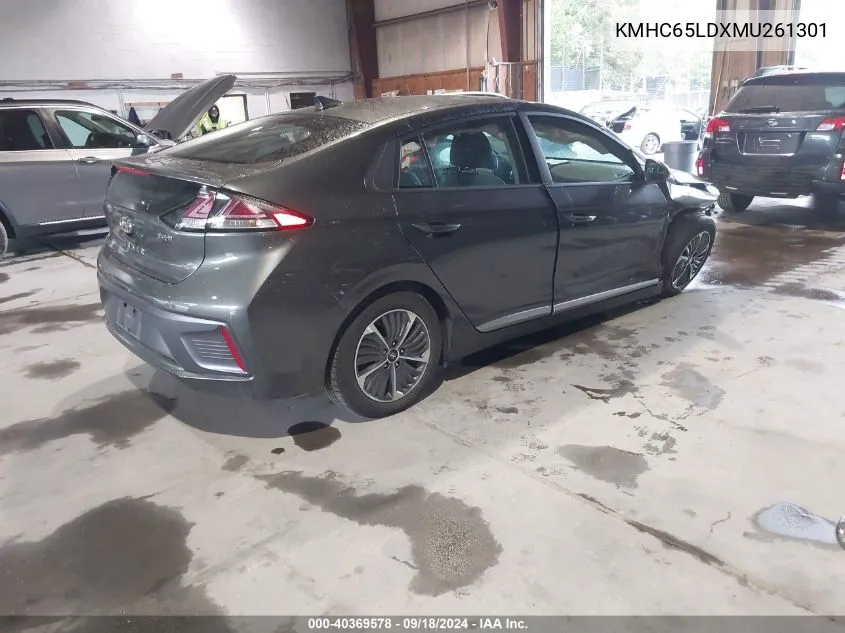 KMHC65LDXMU261301 2021 Hyundai Ioniq Se