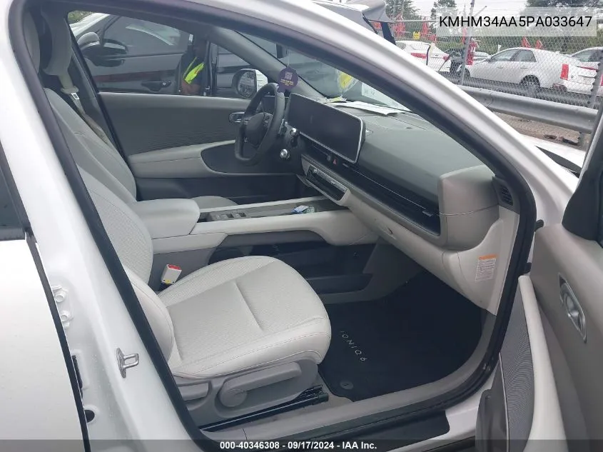 KMHM34AA5PA033647 2023 Hyundai Ioniq 6 Sel