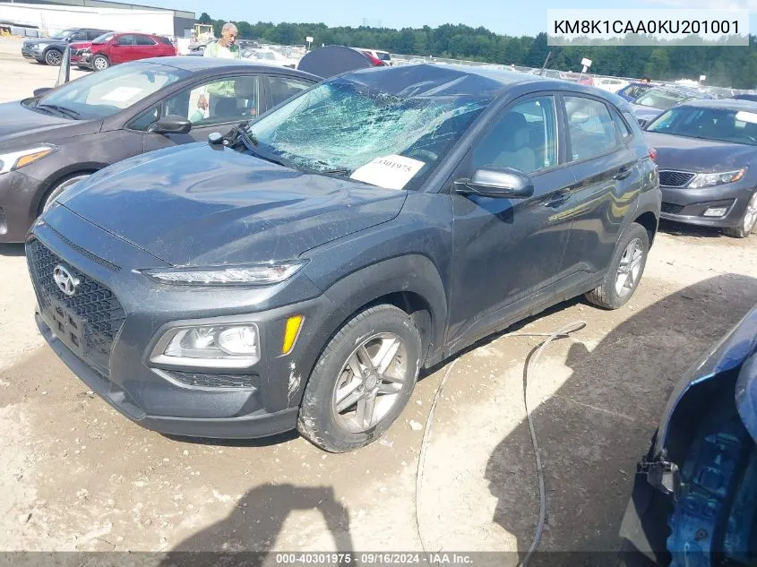 KM8K1CAA0KU201001 2019 Hyundai Kona Se