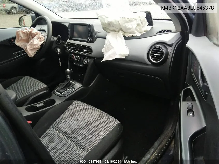 KM8K12AA8LU545378 2020 Hyundai Kona Se