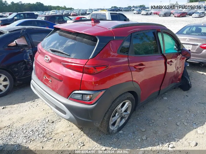 2023 Hyundai Kona Sel VIN: KM8K62AB1PU019836 Lot: 40364797