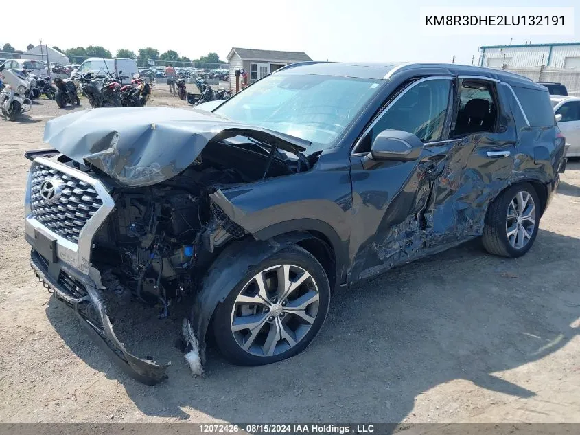 KM8R3DHE2LU132191 2020 Hyundai Palisade Sel